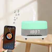 Diffuseur d'arôme à affichage d'horloge humidificateur de remplissage supérieur intelligent à ultrasons pour maison hôtel voiture école