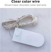 Bestseller - 6 pièces - Ballons Bobo transparents de 20 pouces - Lumière LED blanche chaude pour décorations de fête