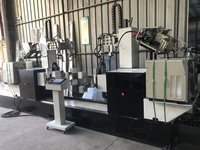 Nouveau automatiquement 4 côtés soudage palette rayonnage étagère verticale boîte faisceau étape faisceau Auto machines de soudage faisceau Machine de soudage par faisceau