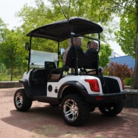 Prix de gros Voiturette de golf électrique 2 places Batterie au lithium 5kW Moteur à courant alternatif 100km Longue portée Buggy de golf voiture de golf électrique Prix