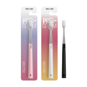 Sakura Soft Bristle Toothbrush For Adults <b>Gum</b> Care Manual Toothbrush High Quality Fine Bristles Home Use Couple Brush - Product Image 5
