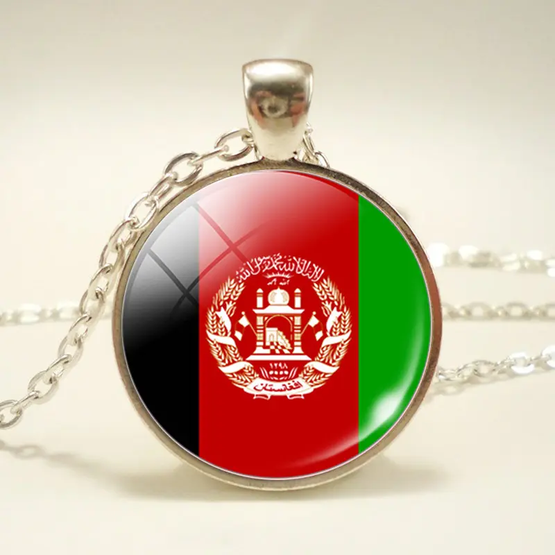 Stock Afghanistan Halsketten Afghanen Anhänger Alle Länder Halsketten