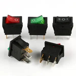 3A 250V Rocker Switches 21*15mm Size 3 positon T85 KCD1-10/102 KCD1 3 Pins Rocker Switch On/Off Rocker Switch