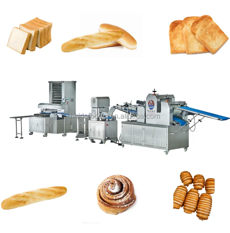 계피 롤 기계 상업적인 빵 만들기 기계 완전한 자동적인 빵 생산 라인