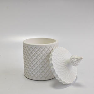 Juego de Regalo de Lujo de Fábrica OEM, Frascos de Yeso Hechos a Mano con Tapas, Velas Aromáticas de Cera de Soja y Parafina para Decoración del Hogar en Pascua y Ramadán - Product Image 2