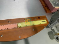 Nouvelle machine de tampographie rotative automatique LC haute précision pour règle en plastique, monocouleur, avec moteur servo