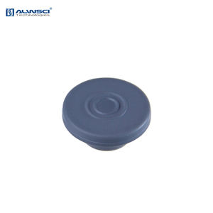 ALWSCI 20mm ढाला ग्रे butyI इंजेक्शन डाट सेप्टा w 20mm खुले शीर्ष समेटना टोपी जीसी क्रोमैटोग्राफी शीशियों उपयोग 20-SP4002 - Product Image 5