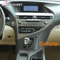 Lecteur DVD de voiture avec navigation GPS, lecteur multimédia, Carplay pour LEXUS RX270 RX350 RX450h 2009-2015, caméra de voiture Android