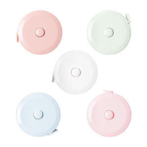 Ruban à mesurer portable en cuir de style nordique, jolie petite règle pour mesures corporelles et de vêtements, mètre souple pour - Product Image 4