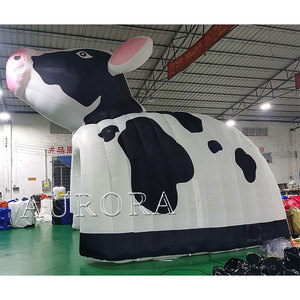 Biểu tượng tùy chỉnh quảng cáo Inflatable động vật khổng lồ quảng cáo Inflatable bò milka khuyến mãi tổ chức sự kiện quảng cáo bò để bán - Product Image 1