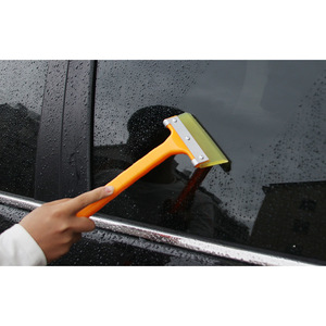 Car Snow Scraper 115x50x8mm Long Handle Rubber Ice Remover For Vehicle Windshield Cleaning - Product Image 2