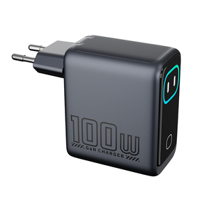 Chargeur mural USB super rapide 100W 3 ports de charge rapide USB-C noir pour Samsung MacBook Laptop - Product Image 1