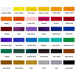 Ensemble de <span class=keywords><strong>peinture</strong></span> acrylique Mont Marte 36 pièces x 36 ml - Product Image 4