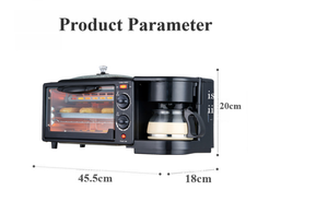 Máquina Automática Eléctrica para Desayunos, Tostadora, Horno de 25L - Product Image 2