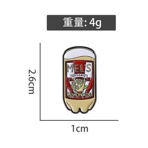 Mel es limonada orgánica esmalte Pin cita divertida broche comedia familiar moda solapa insignia joyería regalo para amigos fiesta de cumpleaños - Product Image 5