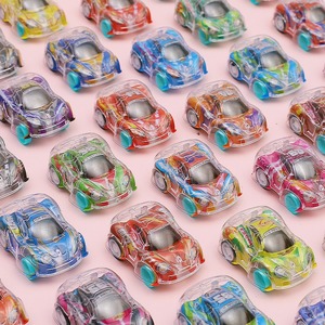 Coche de juguete de plástico de doble piso con retroceso, vehículo inercial para niños de 2 a 4 años, tamaño único, sedán de fricción - Product Image 1