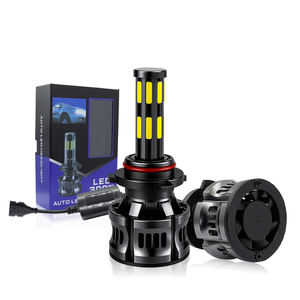 Bombilla LED H4 de 16 Lados para Faros Delanteros, Chip COB 360, 12V, 6000K, Temperatura de Color, para Autos Universales, Venta al Por Mayor de Fábrica - Product Image 1