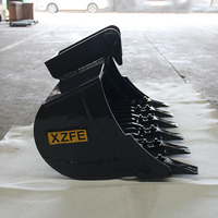 Saringan Getar XZFE Frekuensi Tinggi untuk Excavator MS03, Bucket Saringan untuk Excavator Mini 3-5 Ton