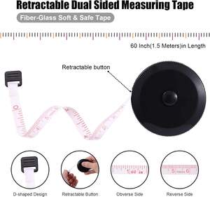Promotion : Mini mètre ruban portable 2M, mètre ruban en plastique 1,5M avec logo personnalisé - Product Image 5