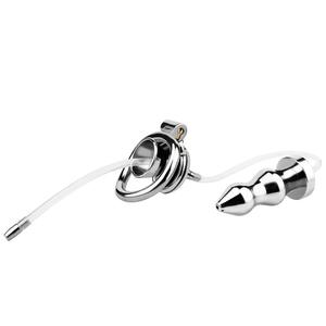 FRRK Vente chaude Dispositif de chasteté masculin <span class=keywords><strong>en</strong></span> acier inoxydable <span class=keywords><strong>Jeu</strong></span> de <span class=keywords><strong>couple</strong></span> BDSM Vente <span class=keywords><strong>en</strong></span> gros d'usine - Product Image 5