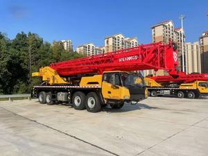 Grue mobile haute performance STC1000C5-8 disponible avec boîte de vitesses, moteur, pompe, moteur à engrenages et roulement pour la construction - Product Image 6