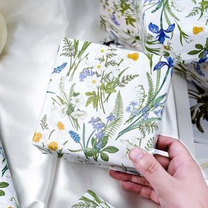 Maypluss Floral Wrapping Paper 17 Inch X 33 Feet Double Side Eco Friendly Gift <b>Wrap</b> For Bridal Shower Wedding - Product Image 3
