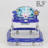 Porteur pliable pour bébé, jouet à chevaucher, charge 20 kg, cadre en plastique pour nouveau-nés et tout-petits, jeu d'intérieur