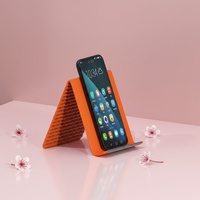 Support de téléphone flexible multi-angle réglable en silicone avec noyau en aluminium, pliable et enroulable pour téléphones et tablettes