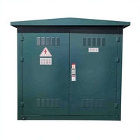 Poste de transformateur compact de type européen 10 kV extérieur préfabriqué triphasé pour centrale solaire et station de recharge de véhicules électriques