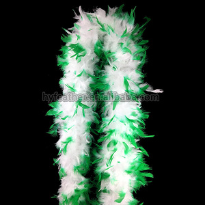 Sciarpa piuma di tacchino <span class=keywords><strong>Boa</strong></span> per la festa di casa decorazione di natale fai da te abbigliamento artigianale Costume da ballo abito coscplay Accecssory - Product Image 3