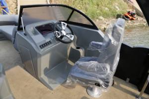 Bateau ponton de luxe Kinocean 2025 de 27 pieds en aluminium, série sport, conception personnalisée pour <span class=keywords><strong>10</strong></span> <span class=keywords><strong>personnes</strong></span>, pour la pêche et les loisirs, à vendre - Product Image 5