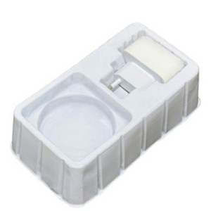 Bandeja interior blanca personalizada para mascotas de 80 mm para embalaje de electrónica 3C, bandeja de plástico moldeada por inyección con tapa - Product Image 3