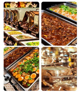 Mesa de Buffet de acero inoxidable, calentador de comida de 6 litros, suministros de Catering y restaurante - Product Image 6