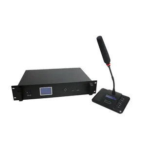Digital Conference System DC-800 Series with Discussion Functions microphones Amplifier main control unit