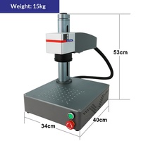 Machine de marquage de métaux à fibre optique, gravure de plaques signalétiques en acier inoxydable, nouvelle petite machine de codage entièrement automatique, modèle de bureau
