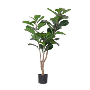 Hot bán thân cây Lụa Lá nhân tạo <span class=keywords><strong>fiddle</strong></span> lá vả cây nhân tạo ficus cây cho văn phòng trang trí - Product Image 2