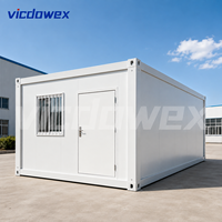 VICDOWEX Maison conteneur à ossature acier en kit pour bureau, entrepôt et logement de chantier