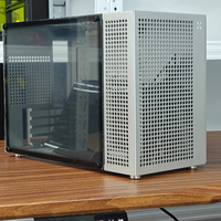 Xiao Zhe C4 aluminium MATX ordinateur serveur boîtier bureau PC tour ATX & SFX/SFX-L alimentation ATX & DTX & ITX carte mère 360/240/120
