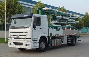 Chino nueva marca HOWO chasis gran teórico de salida de 38m de hormigón de cemento bomba de elevación boom camión mezclador venden bien - Product Image 6