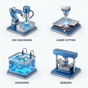 โครงอะลูมิเนียมขึ้นรูปด้วยเครื่อง CNC แบบกำหนดเอง พร้อมเคลือบผิวอะโนไดซ์ สำหรับจอแสดงผลเครื่องโฆษณา กรอบจอ LCD ความแม่นยำสูง ตามแบบที่คุณกำหนด - Product Image 3