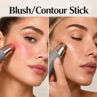 Nouveauté - Stick blush vegan bio à étiquette privée - Maquillage hydratant - Stick de contour naturel