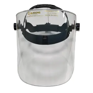 New higher quality organic face protection shield face shields plastic d clear full face protector shiel