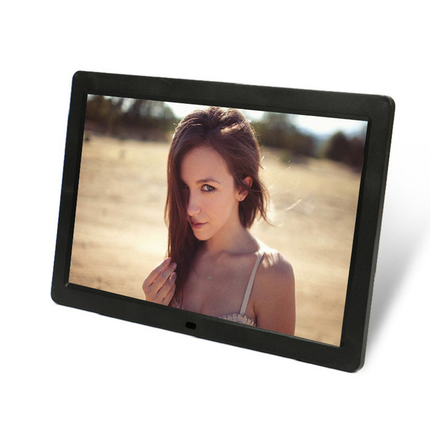 12 Inch Plastic Black White Video Picture Digital Photo Screen Potoo Frame