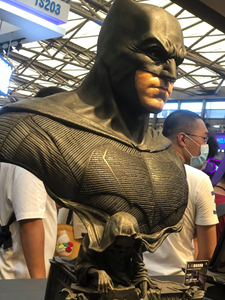Statue de buste de <span class=keywords><strong>Batman</strong></span> Ben Affleck grandeur nature, réplique de la Ligue de la Justice, <span class=keywords><strong>figurine</strong></span> en résine, modèle de <span class=keywords><strong>collection</strong></span> très détaillé, décoration de bureau, cadeau - Product Image 1