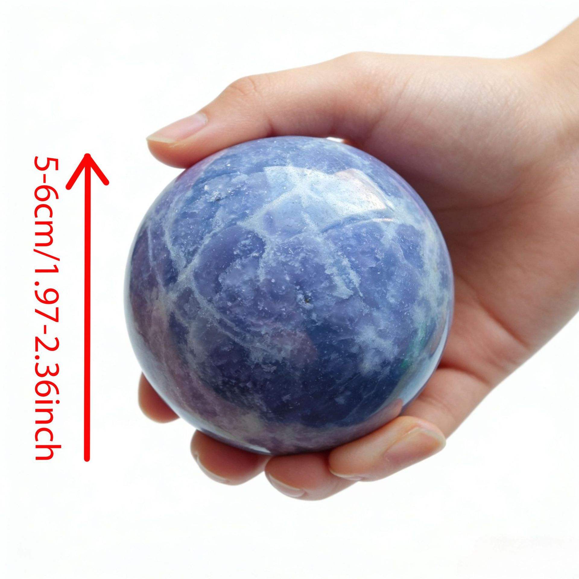 boule de jade violet