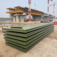 Plaque de pont Bailey en acier galvanisé de qualité supérieure, antidérapante, préfabriquée, pour la construction de ponts routiers pour véhicules lourds