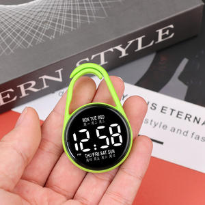 ساعة يد إلكترونية صغيرة بإضاءة LED H3 ، سلسلة مفاتيح رقمية مضيئة مع عرض ليوم الأسبوع ، نمط رسوم متحركة للطلاب - Product Image 3