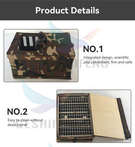 Tuval taşıma ile güvercin ahşap kuşlar papağan güvercinler için katlanır kuş kafesi taşınabilir ulaşım katlanabilir kafes - Product Image 3