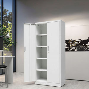 ארון אחסון מתכת מתכווננת עם נעילה 2 דלתות משרד פלדה עבור בית הספר שימוש בתיוק - Product Image 5