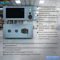 Probador de Inyectores Piezoeléctricos Common Rail Beacon IGAP200, Herramienta de Diagnóstico de Inyectores de Combustible Diésel con Pantalla Táctil HD de 7'' y 6 Modos de Prueba